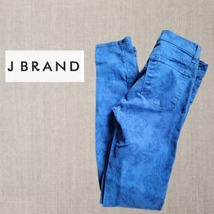 J Brand Electric Blue Skinny Jeans